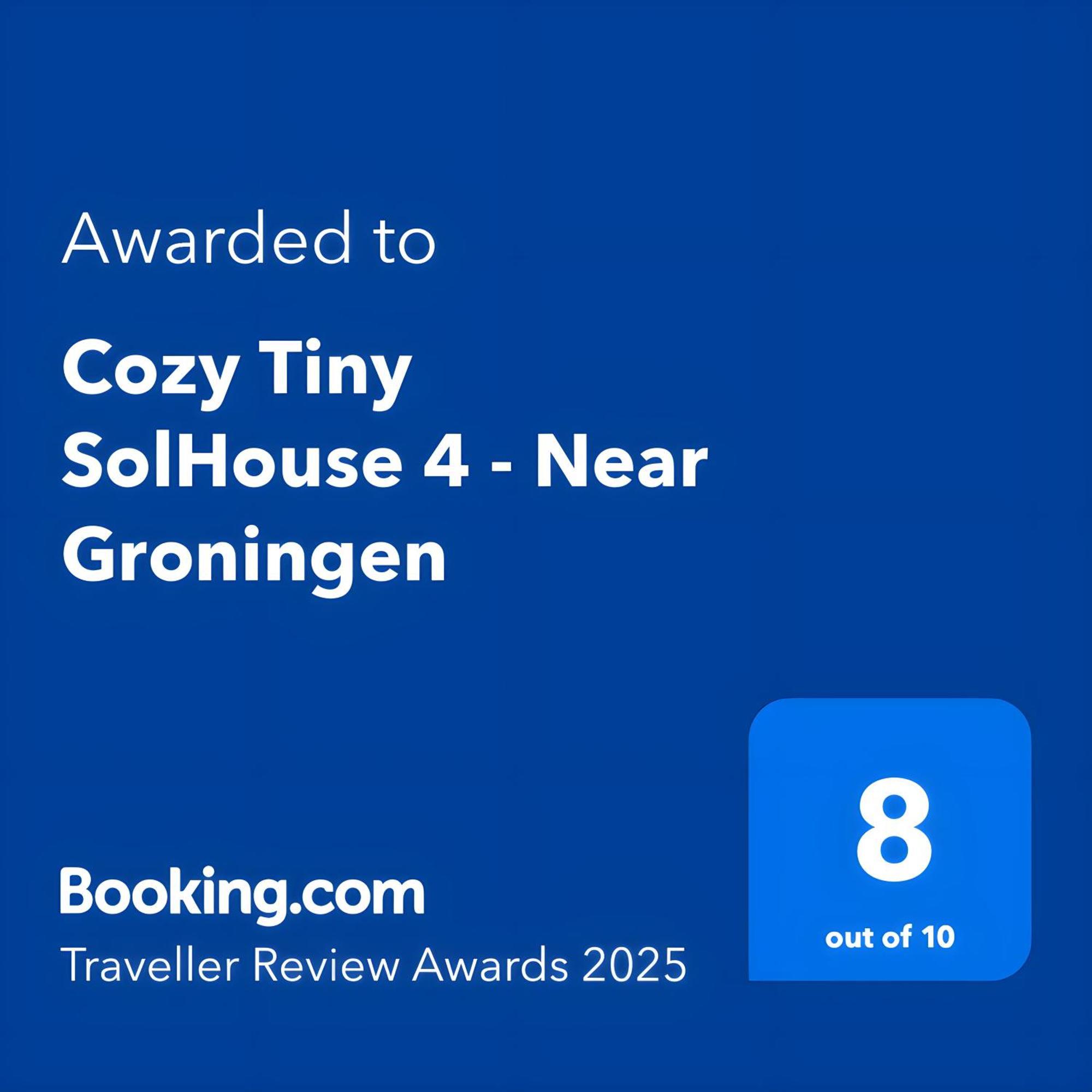 Vila Cozy Tiny Solhouse 4 - Near Groningen Kropswolde Exteriér fotografie